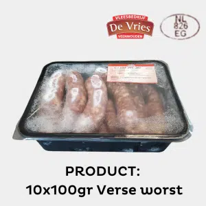 Veiligheidswaarschuwing - Vleesbedrijf de Vries